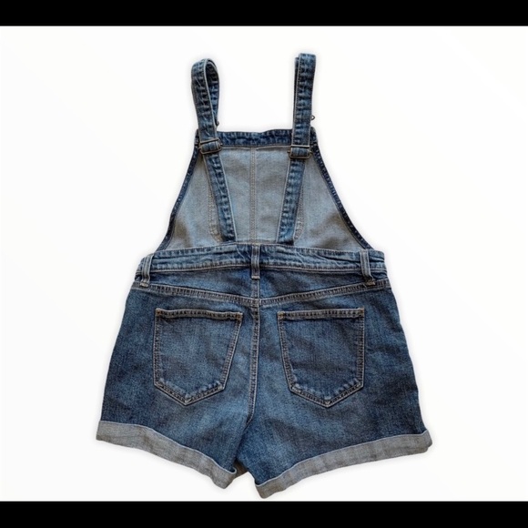 Old Navy Girls Short Bib Overalls Sz XS - Picture 3 of 5